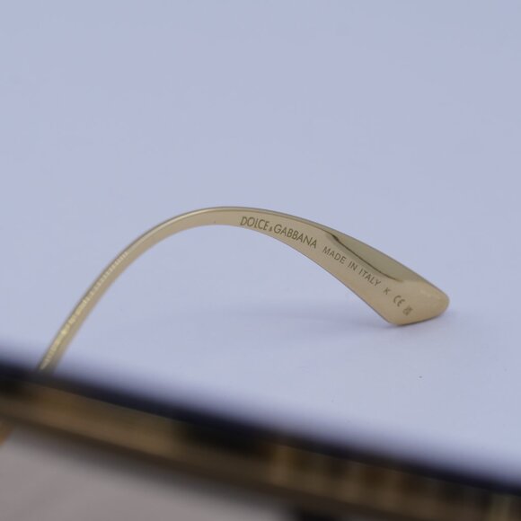 Dolce & Gabbana DG6202 502/93 Sunglasses Havana/Gold Aviator Frame, Brown Lenses - Picture 6 of 10